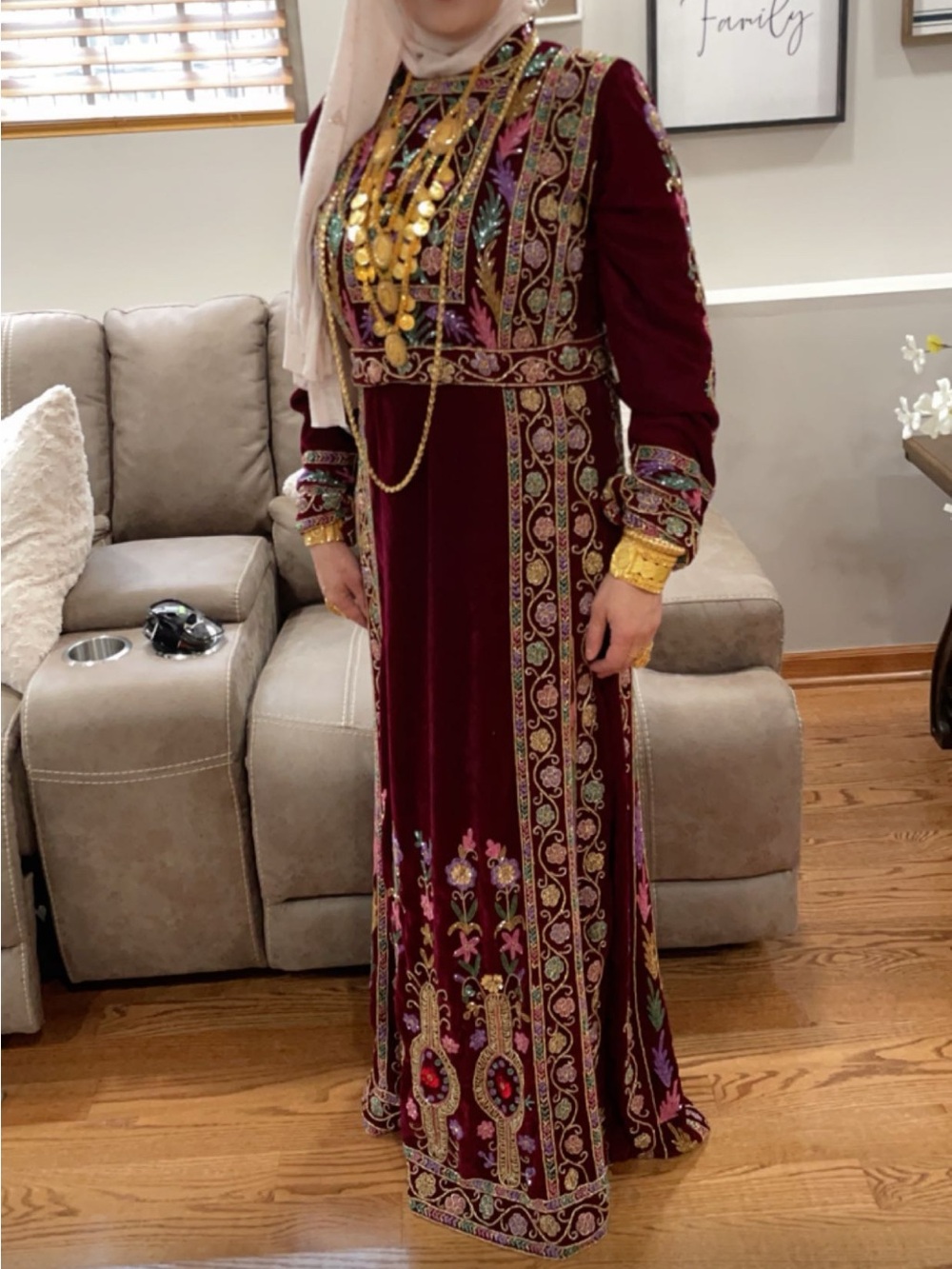 Long dress new size s thop Palestine